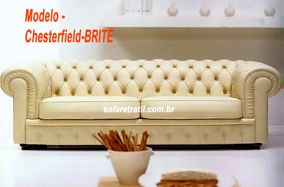 Sofá Chesterfiel - Modelo Original Inglês