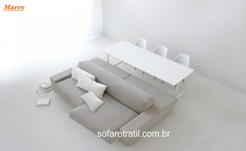 Sofá dupla face - Comodidade e Sofsticação 