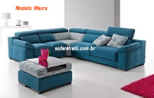 Estofados Retrátil De Pesoas exigentes - Luxo e Maestria Sofa Retrátil de Granfino