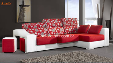Sofá 3 lugares Retrátil e Reclinável - Moderno e Sofisticado Sofá 3 Lugares com articulação - Retrátil e Reclinável - Confira