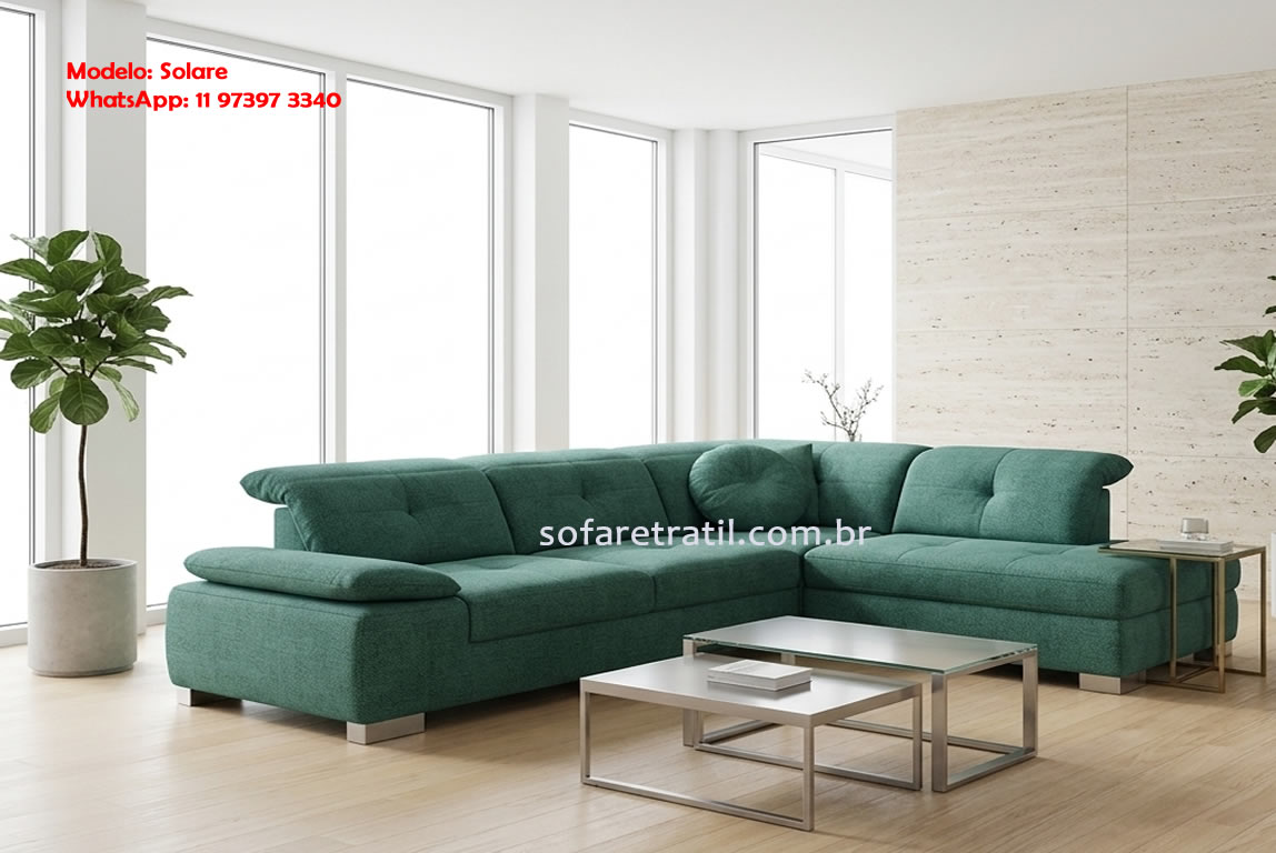Modelos de sofás diferentes fabricados sob medida